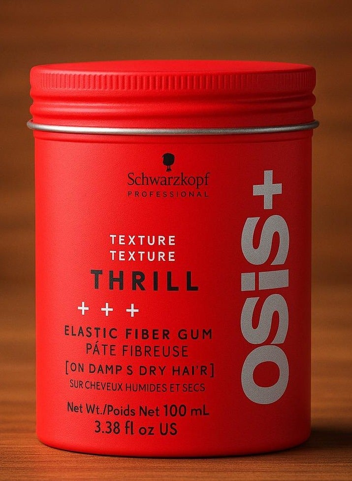 Schwarzkopf OSIS, TEXTURE , THRILL, Elastic Fiber Gum, On Damp & Dry Hair 100 ml - Image 1